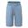 Kids' Breathable Shorts 500 - Blue Jeans