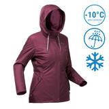 Women’s Snow hiking Jacket - SH100 X-WARM -10°C