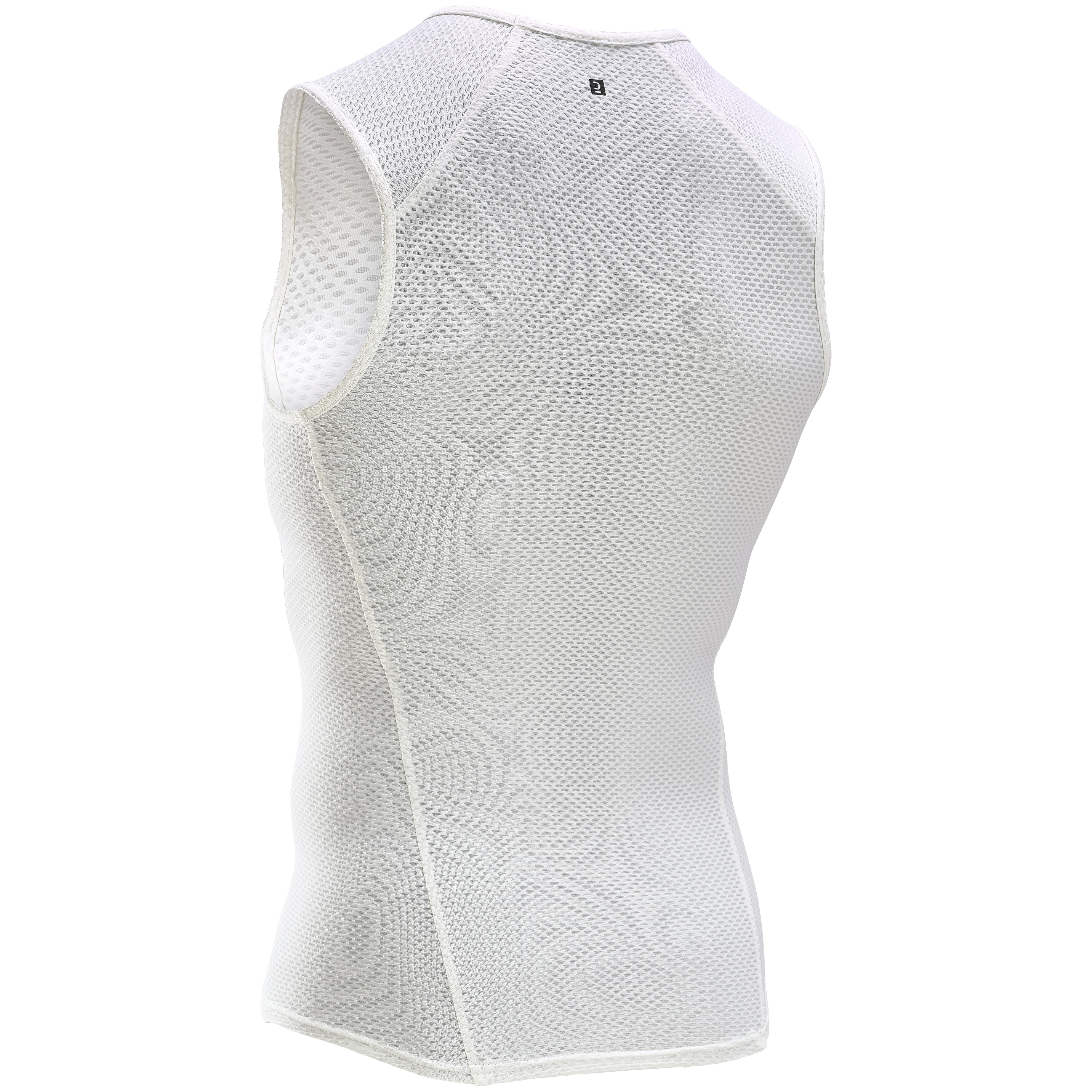 Men's Road Cycling Base Layer, EDR - White