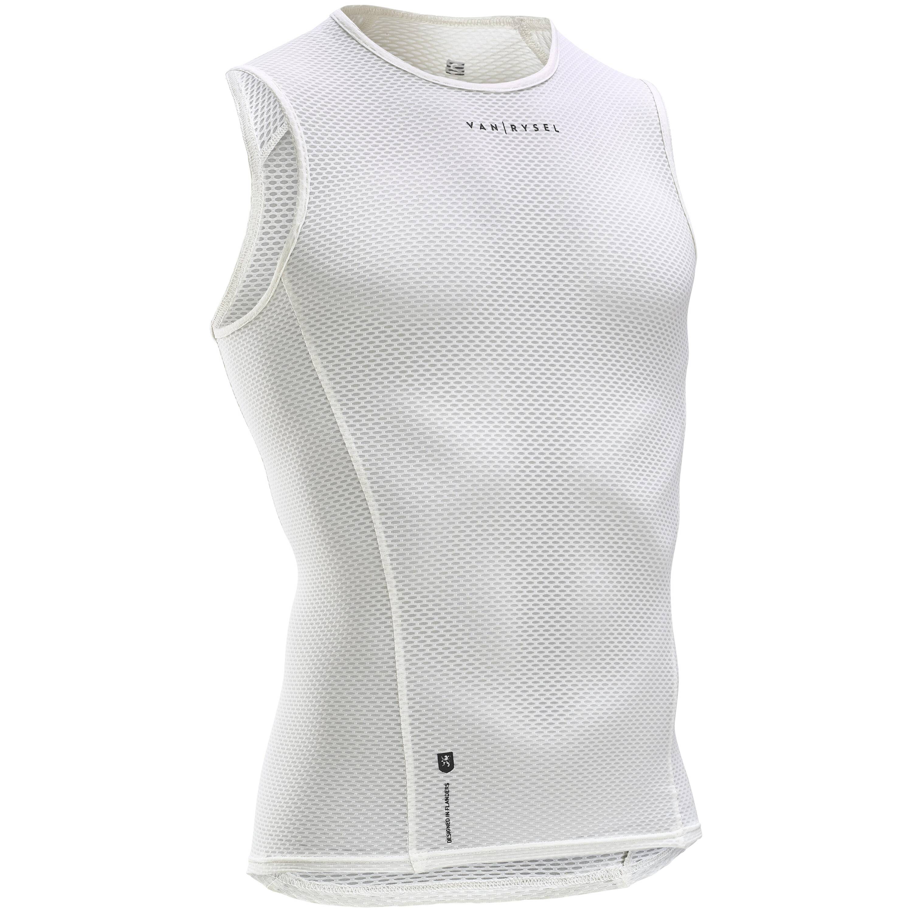 Men's Road Cycling Base Layer, EDR - White -  3