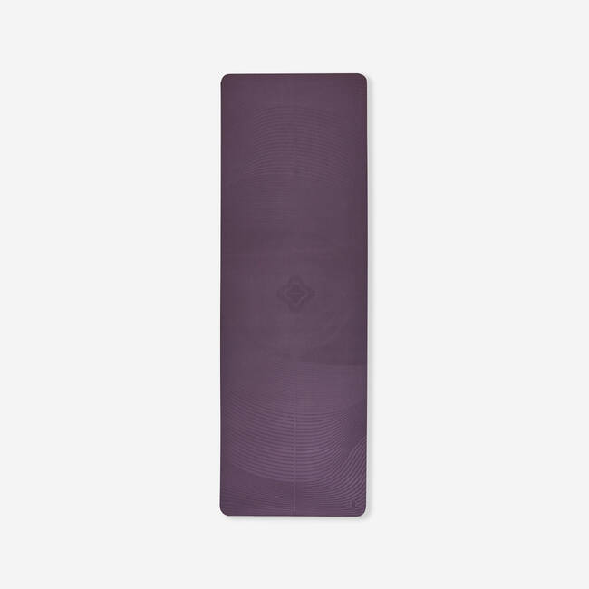 Light Yoga Mat 185 cm 61 cm 5 mm - Pink - Decathlon