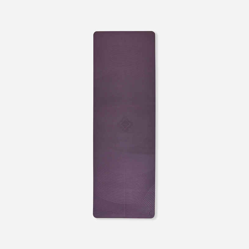 Light Yoga Mat 185 cm ⨯ 61 cm ⨯ 5 mm - Purple