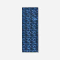 Gentle Yoga Comfort Mat 173 cm ⨯ 61 cm ⨯ 8 mm - Dark Blue Palms