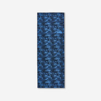 TAPIS DE YOGA CONFORT 173CM X 61CM X8 MM PALM BLEU FONCE