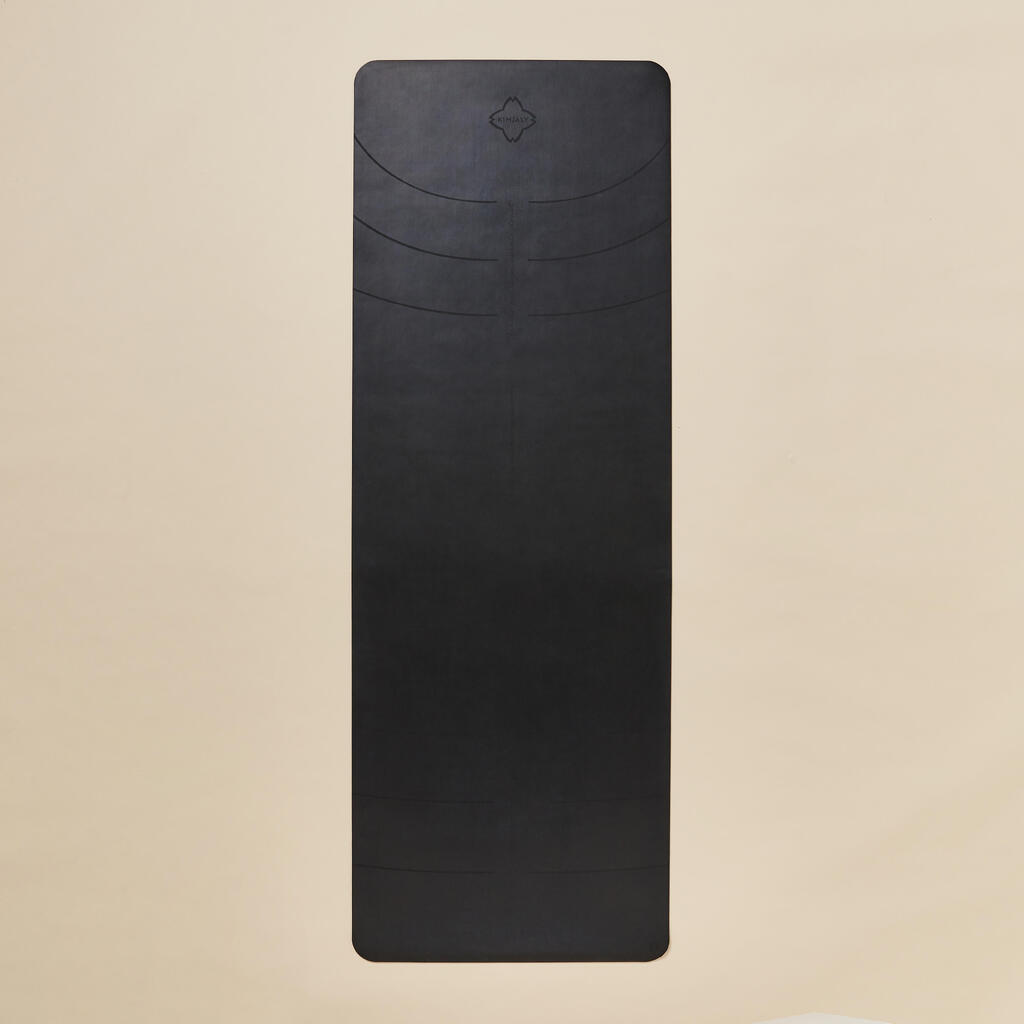Dinamiskās jogas paklājiņš “grip+”, 3 mm, pelēks