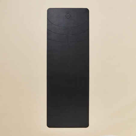 Yogamatte Grip+ 3 mm schwarz