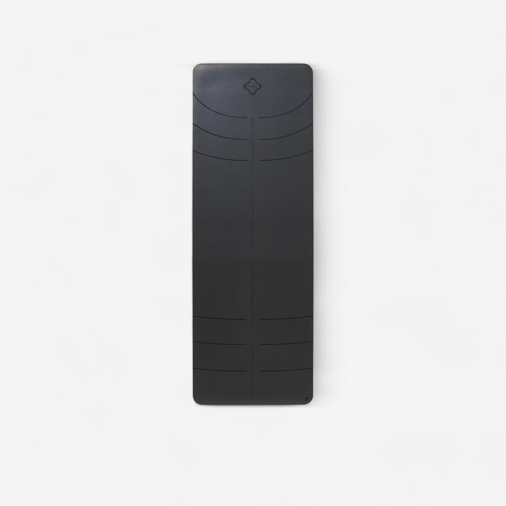 Tapete de Yoga Grip+ Gris 185 cm x 65 cm x 5 mm