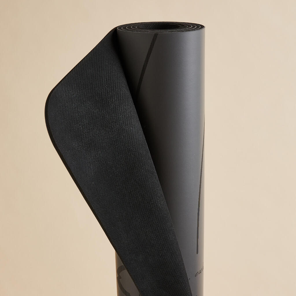 Tapete de Yoga Grip+ Gris 185 cm x 65 cm x 5 mm
