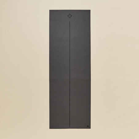 Esterilla Sobreesterilla Yoga Gris Viaje Plegable 180 cm x 62 cm x 1,3 mm