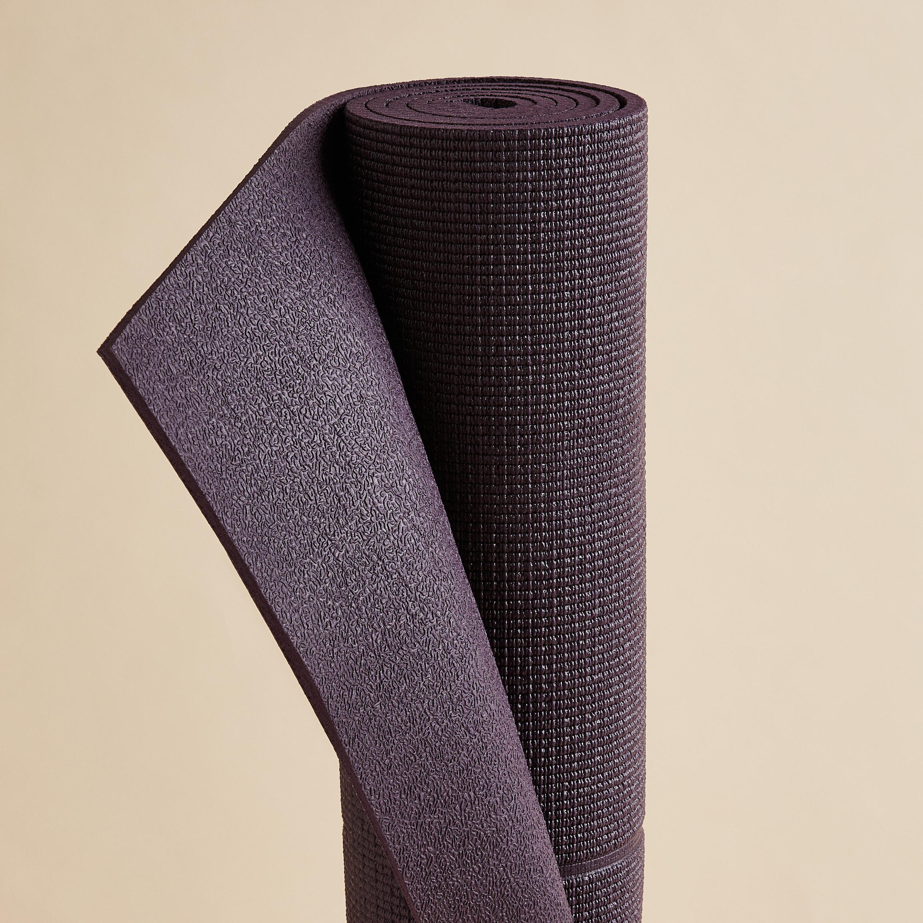 8 mm Grippy and Comfortable Gentle Yoga Mat - Dark Purple 4/8