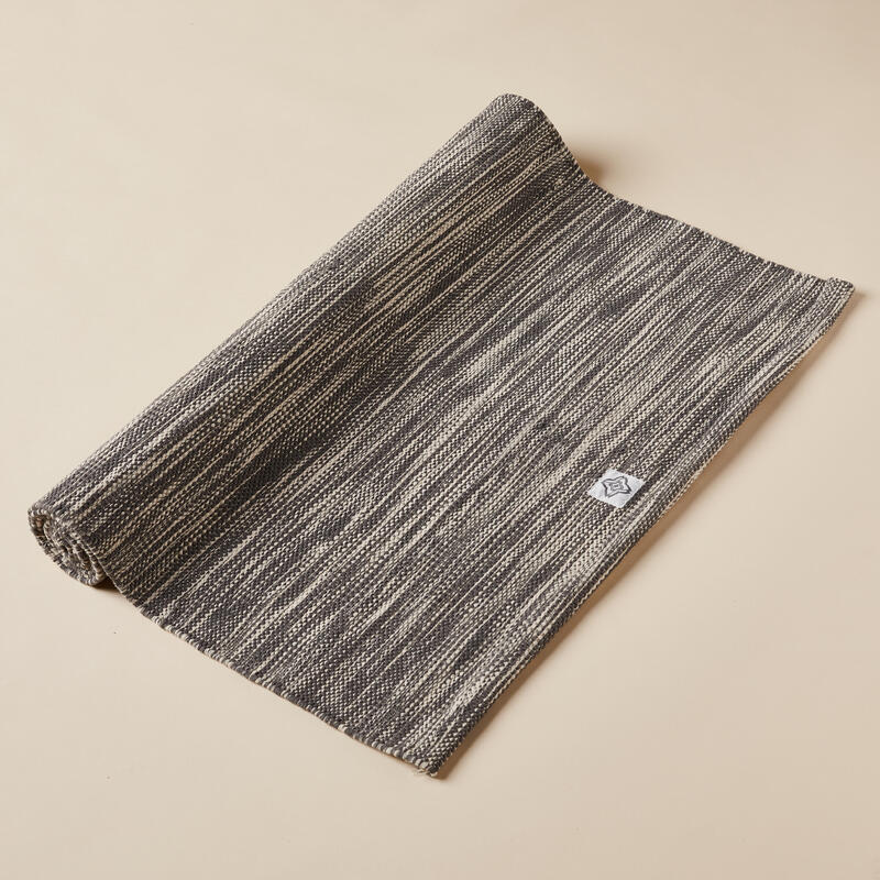 SUR-TAPIS / TAPIS YOGA DOUX COTON 4 MM GRIS CHINE