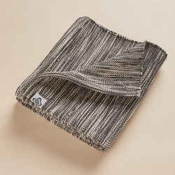 Gentle Yoga Cotton Mat/Over-Mat 183 cm ⨯ 68 cm ⨯4 mm - Mottled Grey