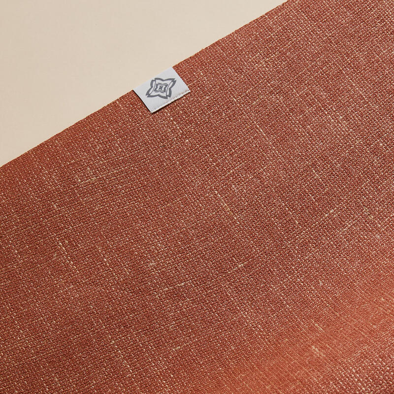 TAPIS YOGA ECO CONCU JUTE / CAOUTCHOUC NATUREL 183CM X 61CM X 4MM