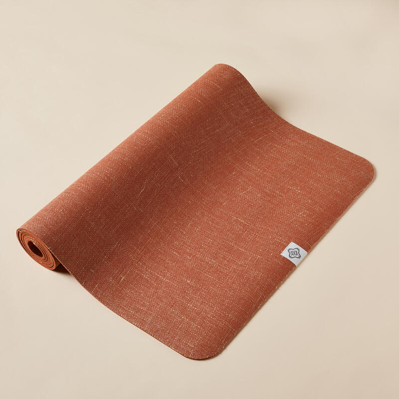 KIMJALY Doğa Kauçuk Jüt Yoga Matı - Turuncu - 183cm X 61cm X 4mm KIMJALY Doğa Kauçuk Jüt Yoga Matı - Turuncu - 183cm X 61cm X 4mm