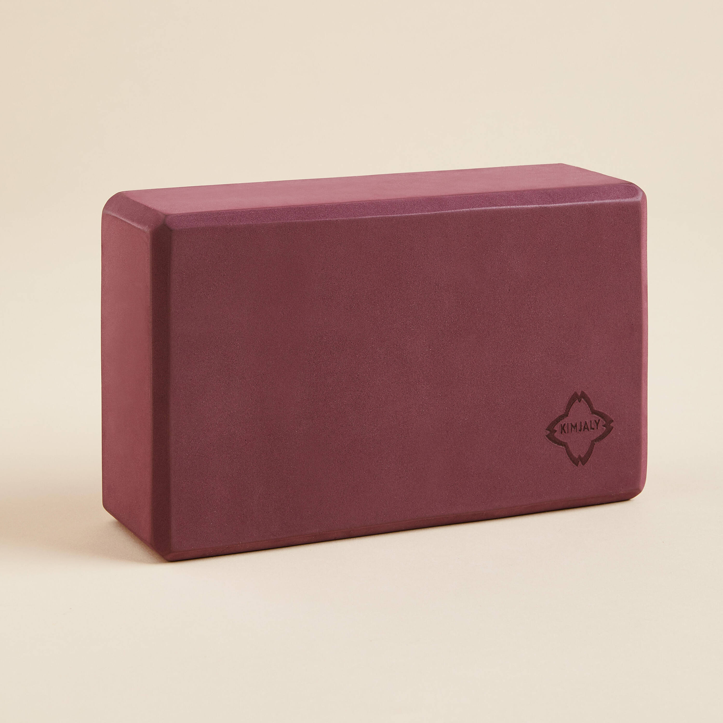 Yoga Foam Block - Burgundy -  1