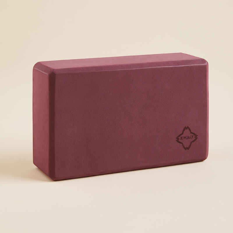 Yogablock Schaumstoff bordeaux Yogablock Schaumstoff bordeaux