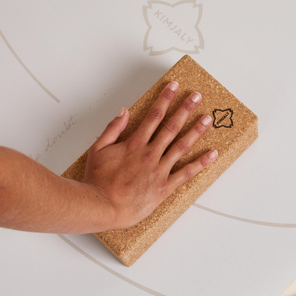 Eco-Designed Cork Yoga Brick