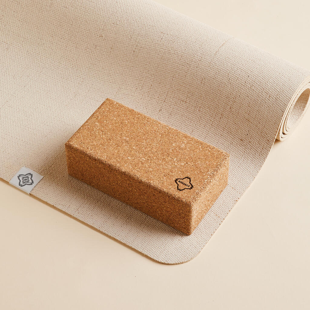 Eco-Designed Cork Yoga Brick