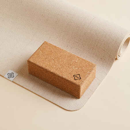 Cork Yoga Block Onda Brick By Zen Yoga Wedge