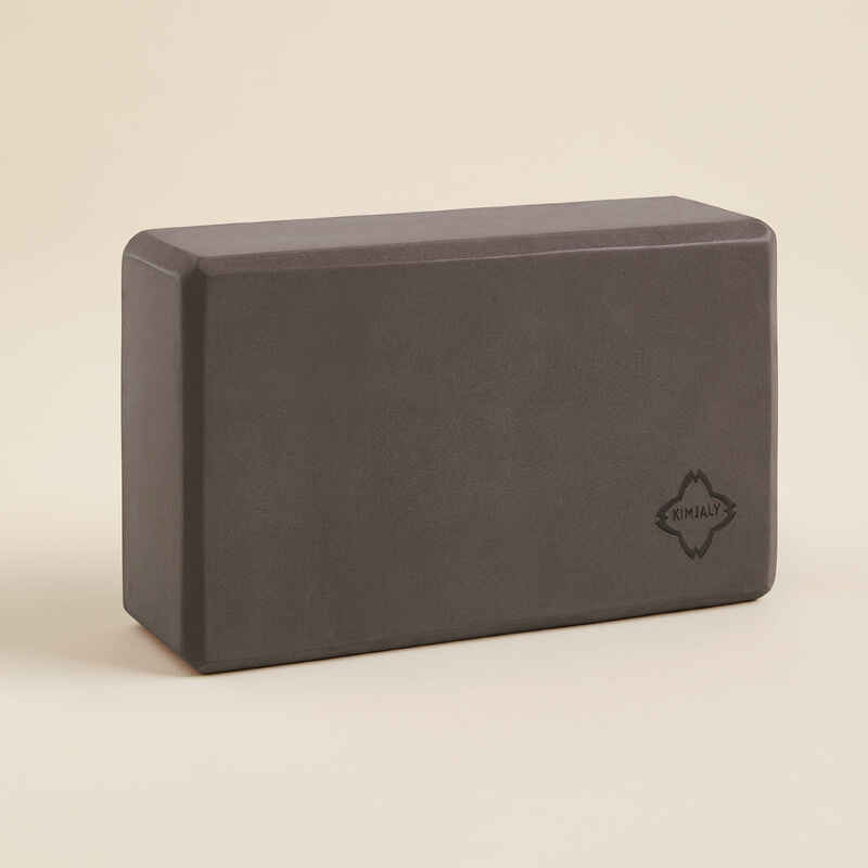 Yogablock Schaumstoff dunkelgrau Yogablock Schaumstoff dunkelgrau