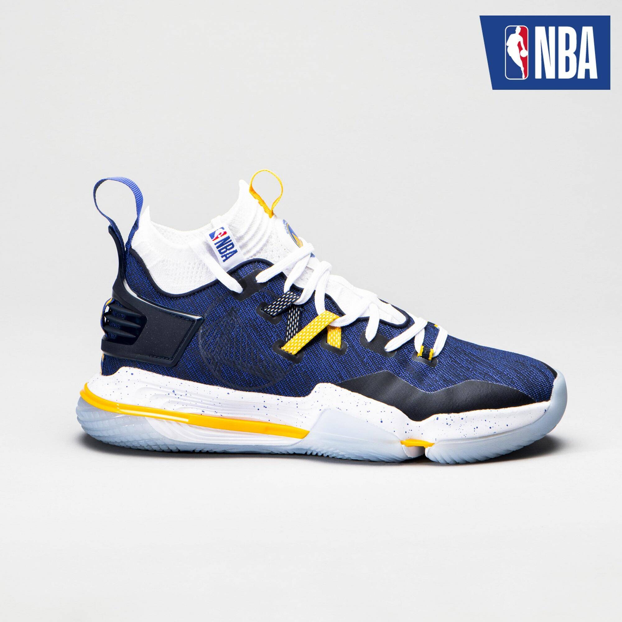 Adult Basketball Shoes Golden State Warriors NBA Licensed SE900 Blue White -  1