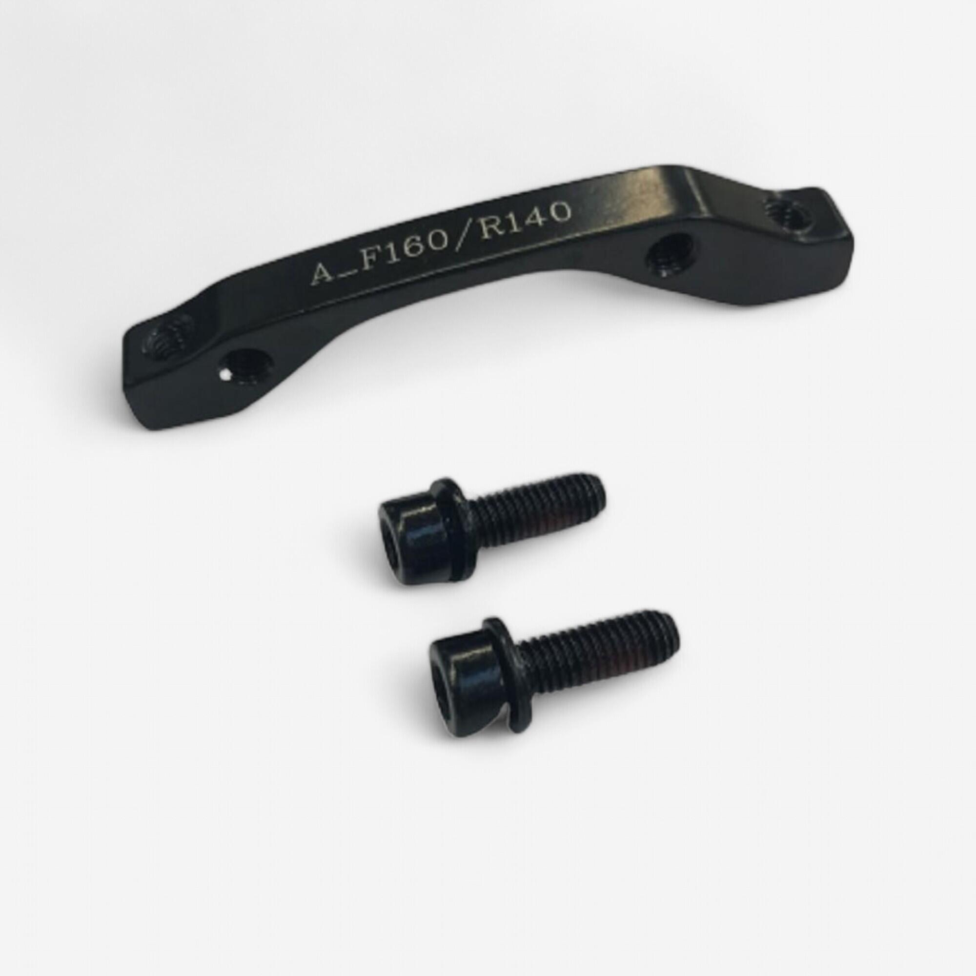 Decathlon | Adattatore freno a disco da IS ant. a PM 160 / da IS post. a PM 140 |  Tektro