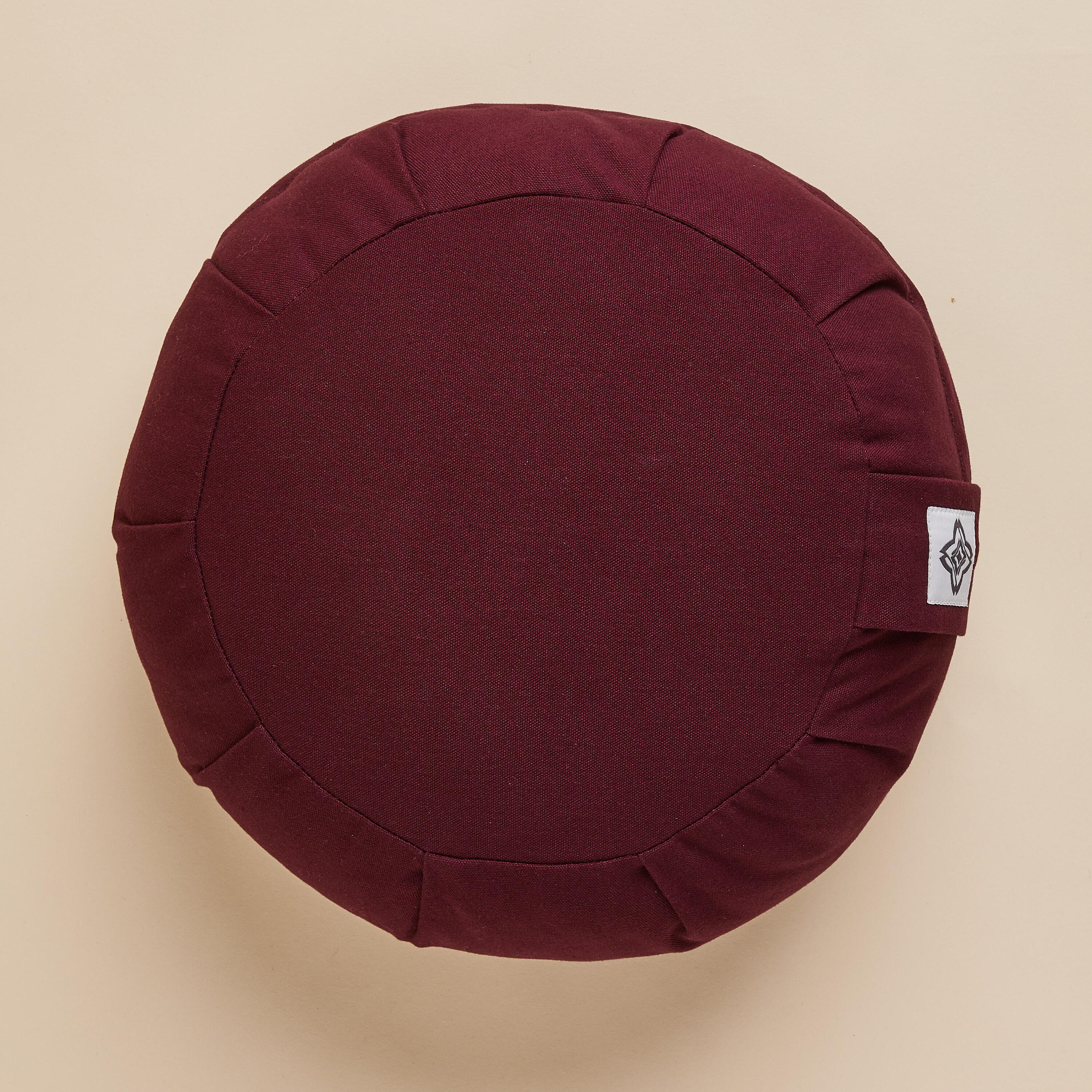 Yoga & Meditation Zafu Cushion - Burgundy 3/5