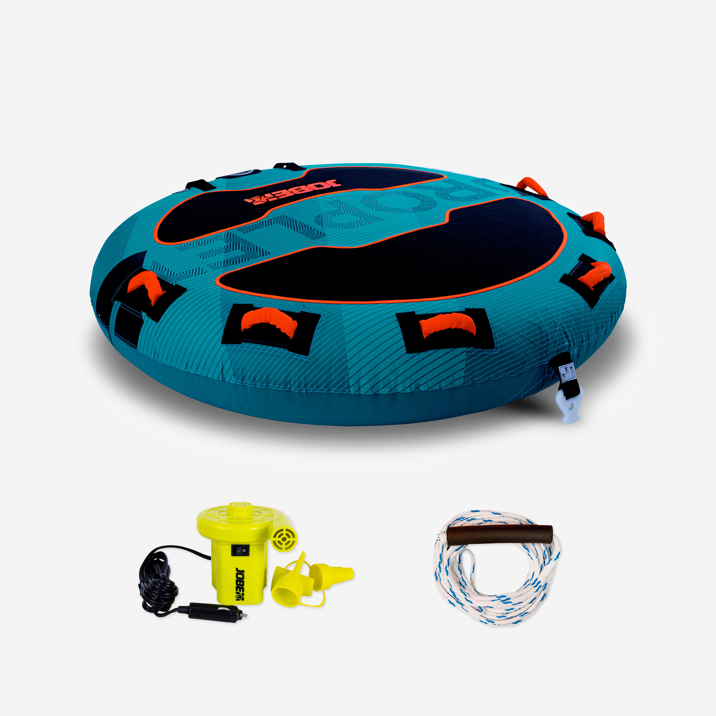 Jobe - Bouée Tractée 2 Personnes - Jobe Droplet - Bouée Tractée - Surf Bodyboard Ski Nautique - - Taille Unique - Decathlon