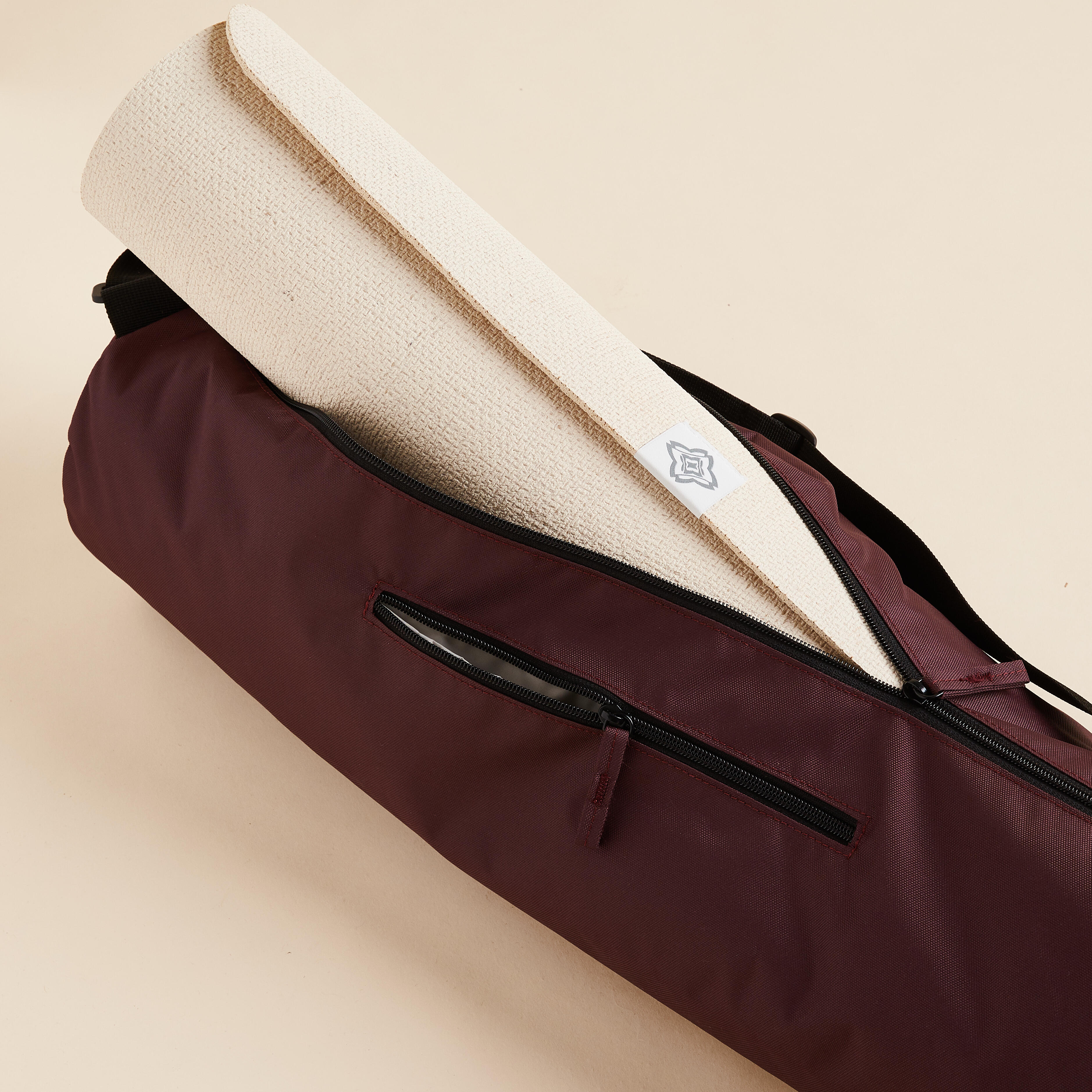 SAC POUR TAPIS DE YOGA GRIS CHINE FONCE KIMJALY Decathlon