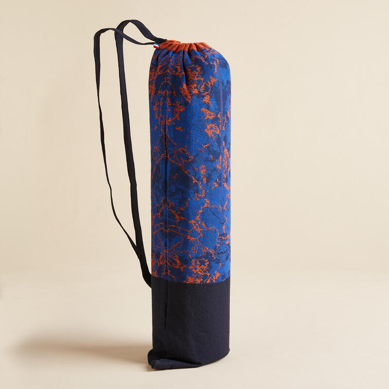 Duurzame tas voor yogamat indigoblauw