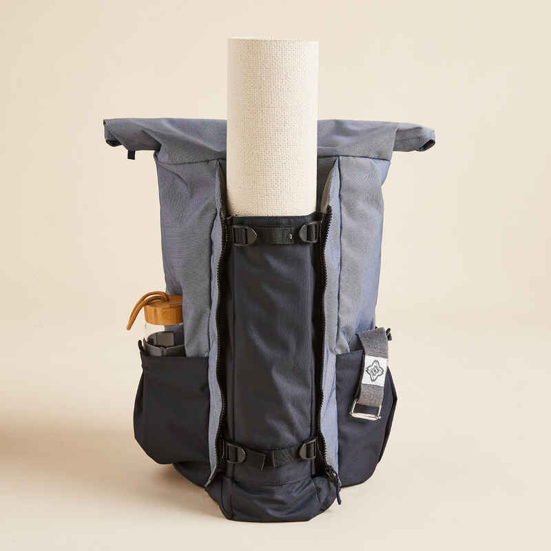 Yoga Mat Backpack - Blue/Grey - Decathlon
