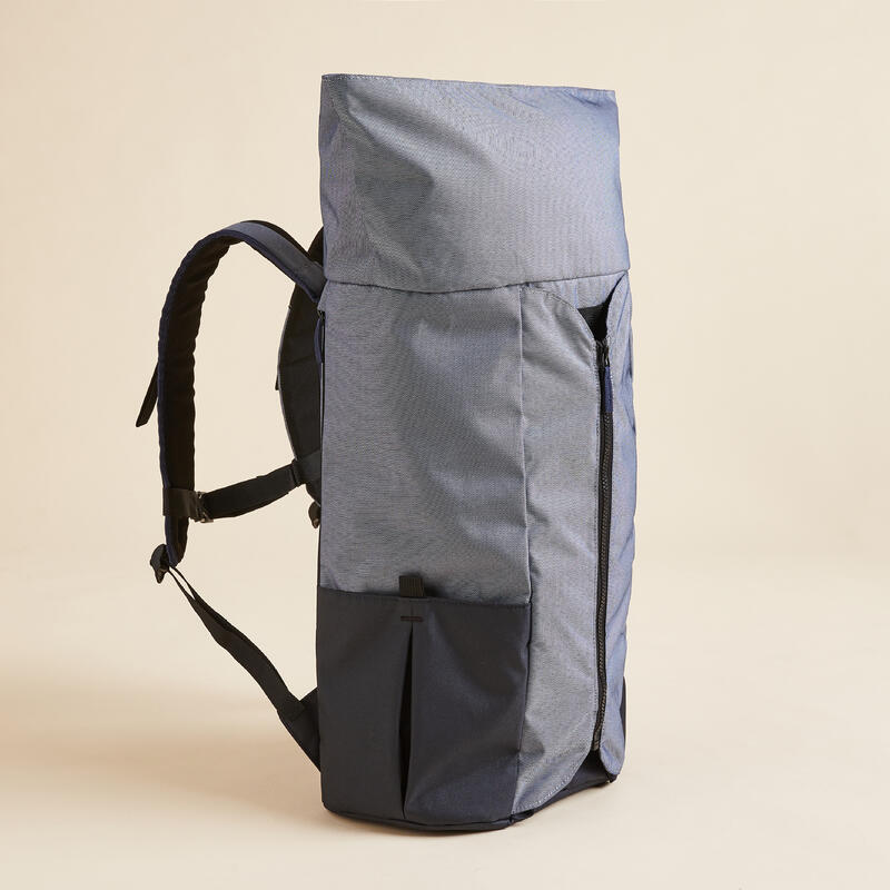 Sac à dos tapis de yoga 35L, gris