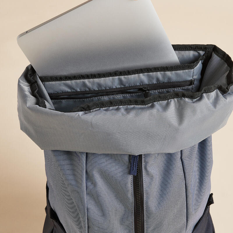 Sac à dos tapis de yoga 35L, gris