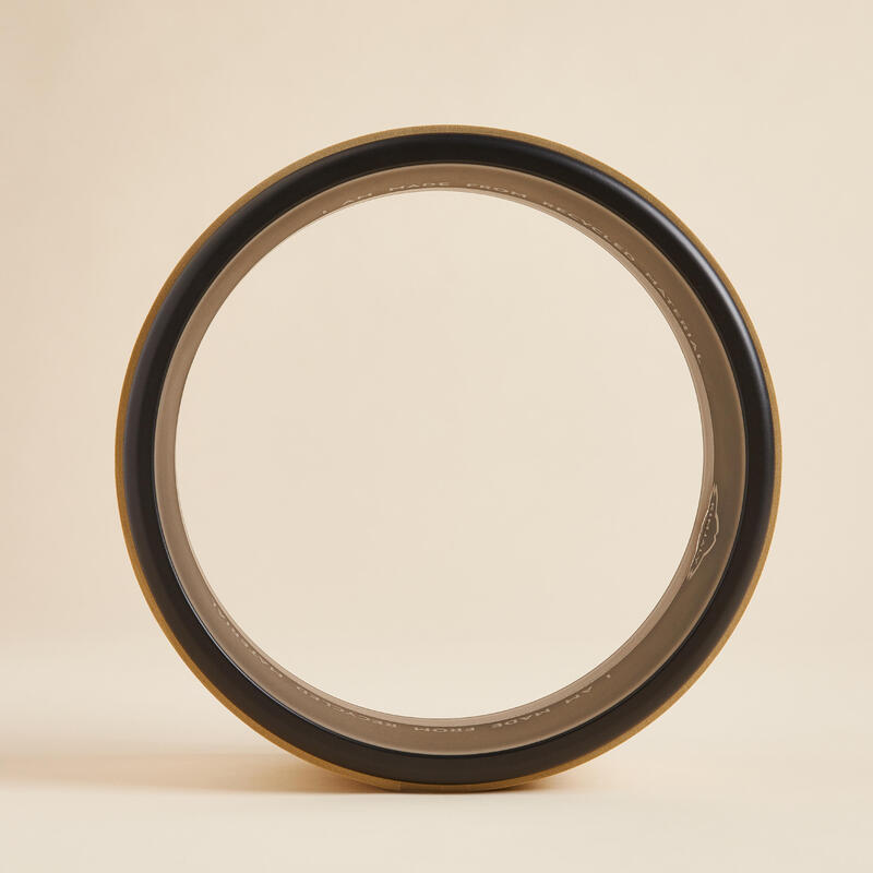 Yoga Wheel Rueda Yoga Plástico RecicladoFabricada en Francia. Negro Beis