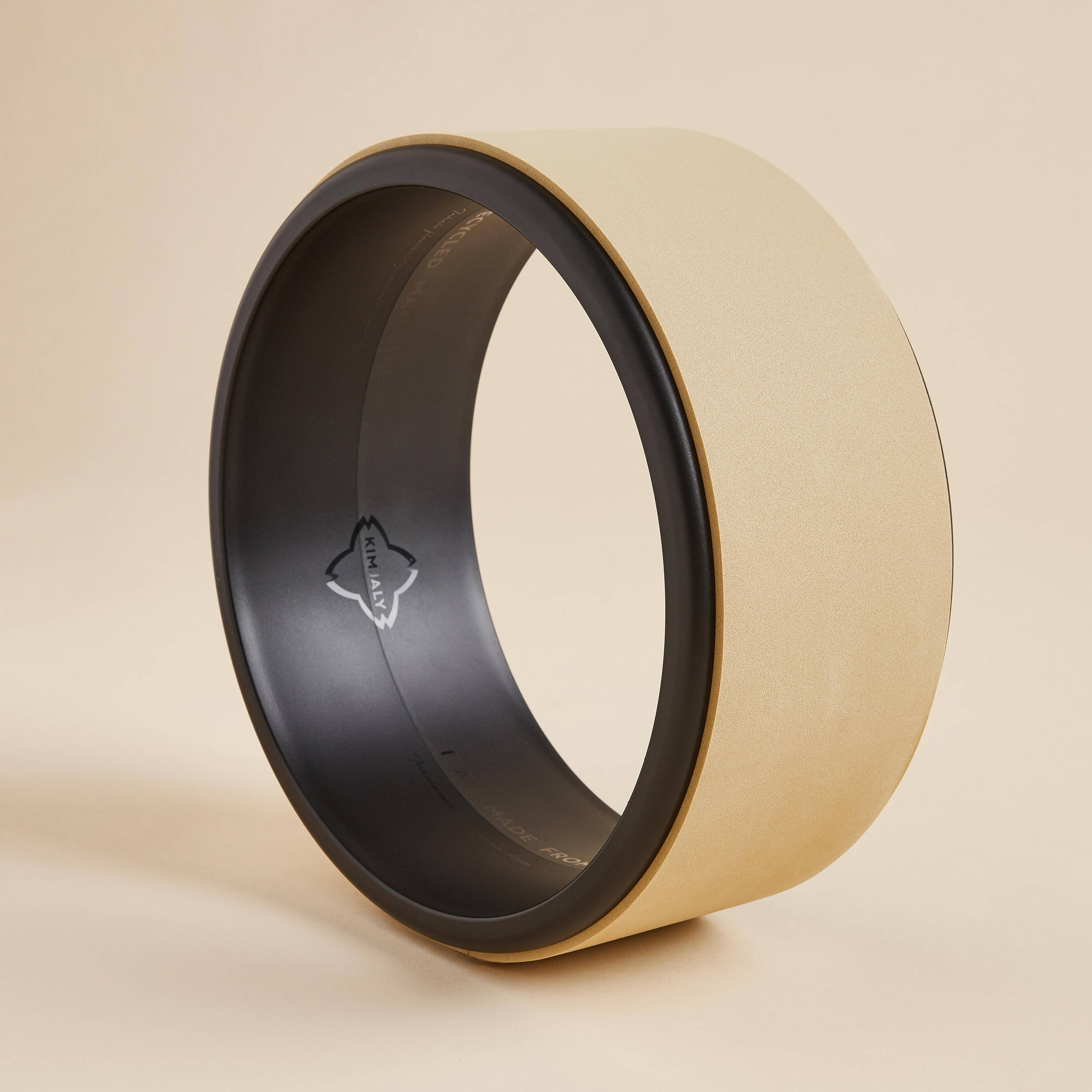 Yoga Wheel - Black/Beige -  4