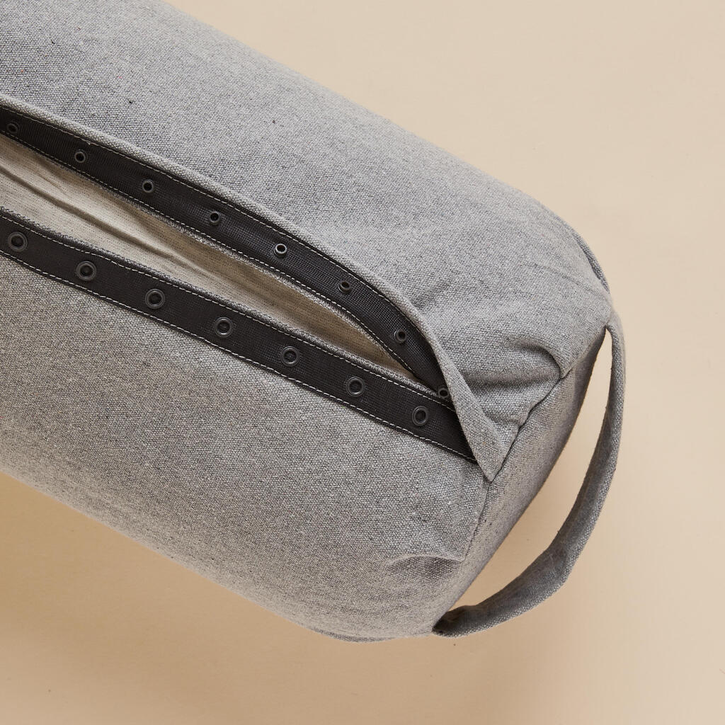 Eco-Friendly Yin and Restorative Yoga Bolster - Grey