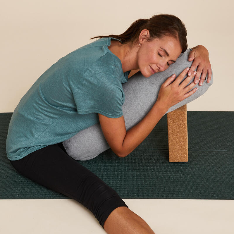 環保陰瑜伽和修復瑜伽枕 - 灰色