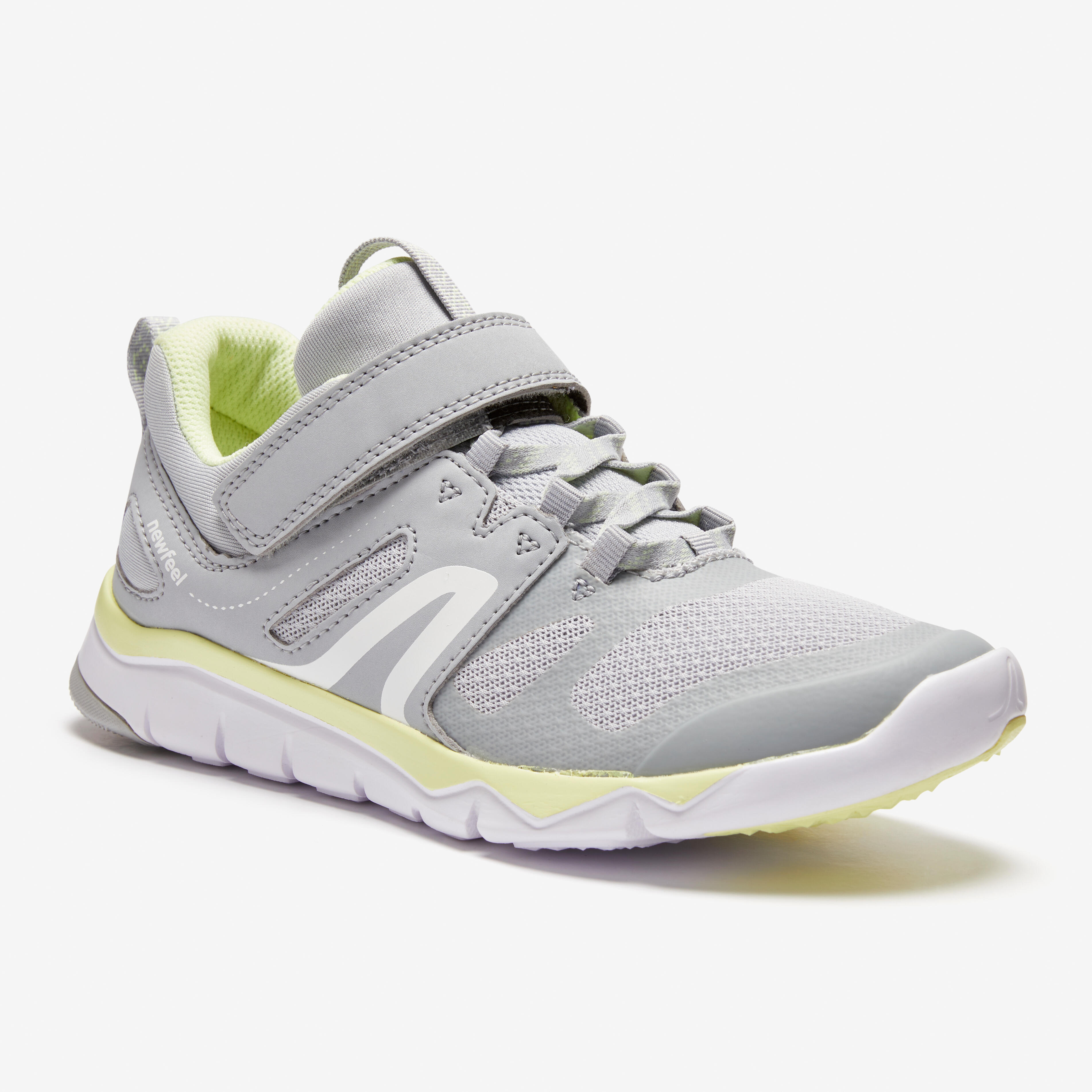 Zapatillas marcha con tira adherente Niños PW 540 negro y NEWFEEL |  Decathlon
