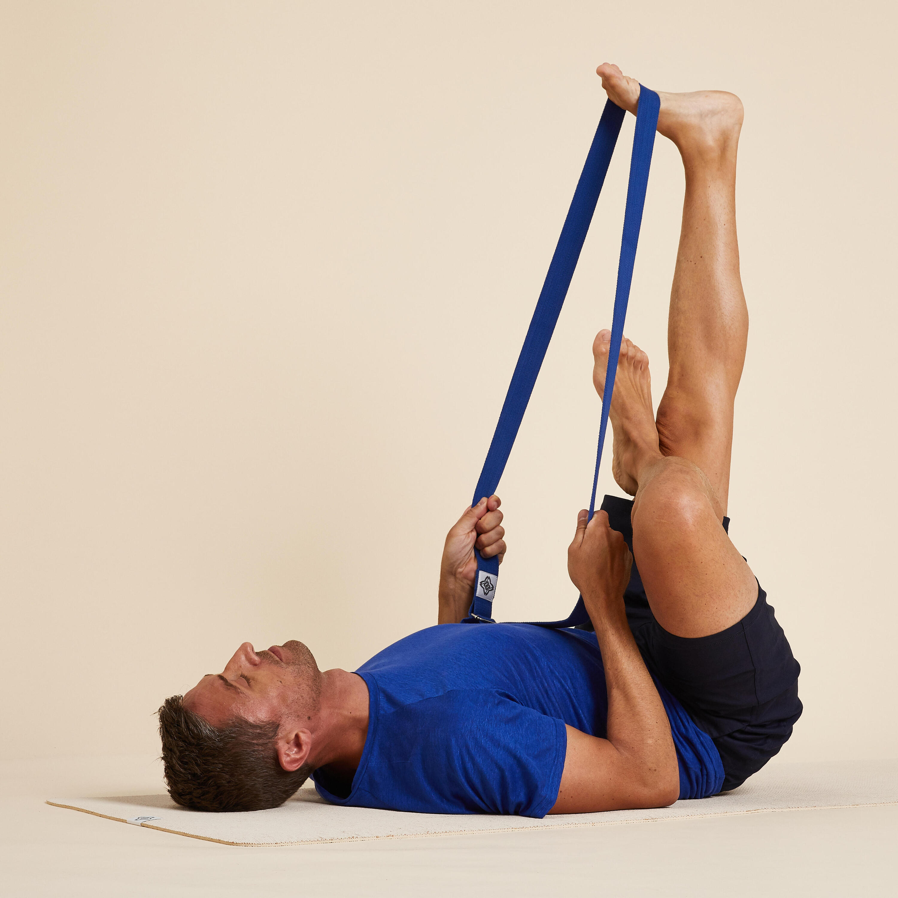 Yoga Strap 2.5 m - Blue 2/5