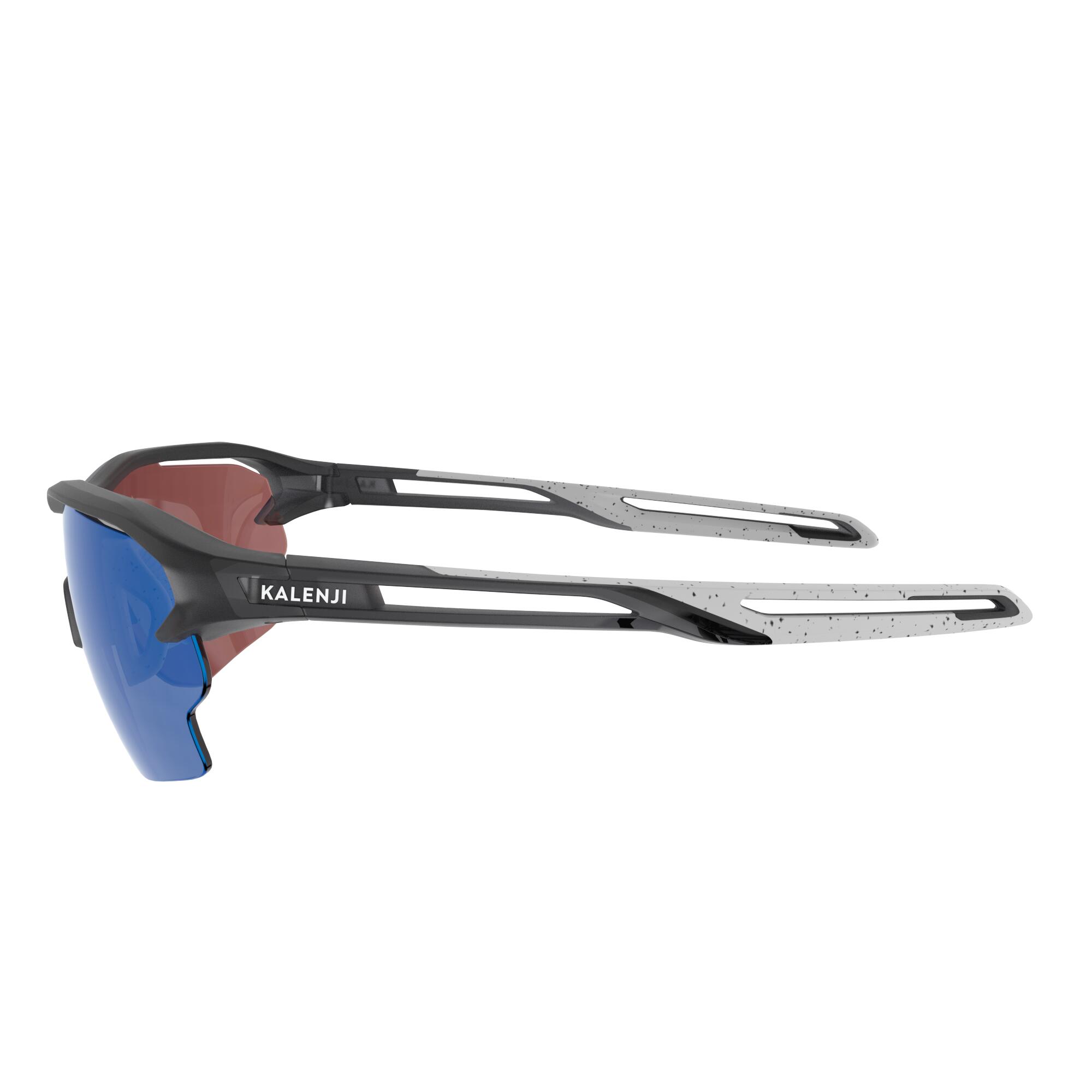 Occhiali running adulto RUNPERF 2 CAT3 HD bianco-azzurro KALENJI | DECATHLON