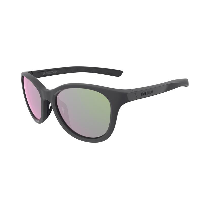 Hardloopbril voor dames RUNSTYLE 2 categorie 3 roze/zwart/blauw