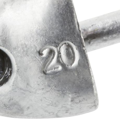 Cabezas plomadas BIGA light 20 g x3 pesca en el mar | Caperlan