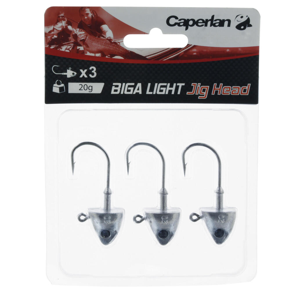 Bleiköpfe Meeresangeln Biga light 20 g 3 Stk.