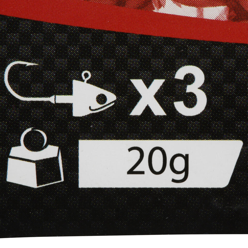 Bleiköpfe Meeresangeln Biga light 20 g 3 Stk.