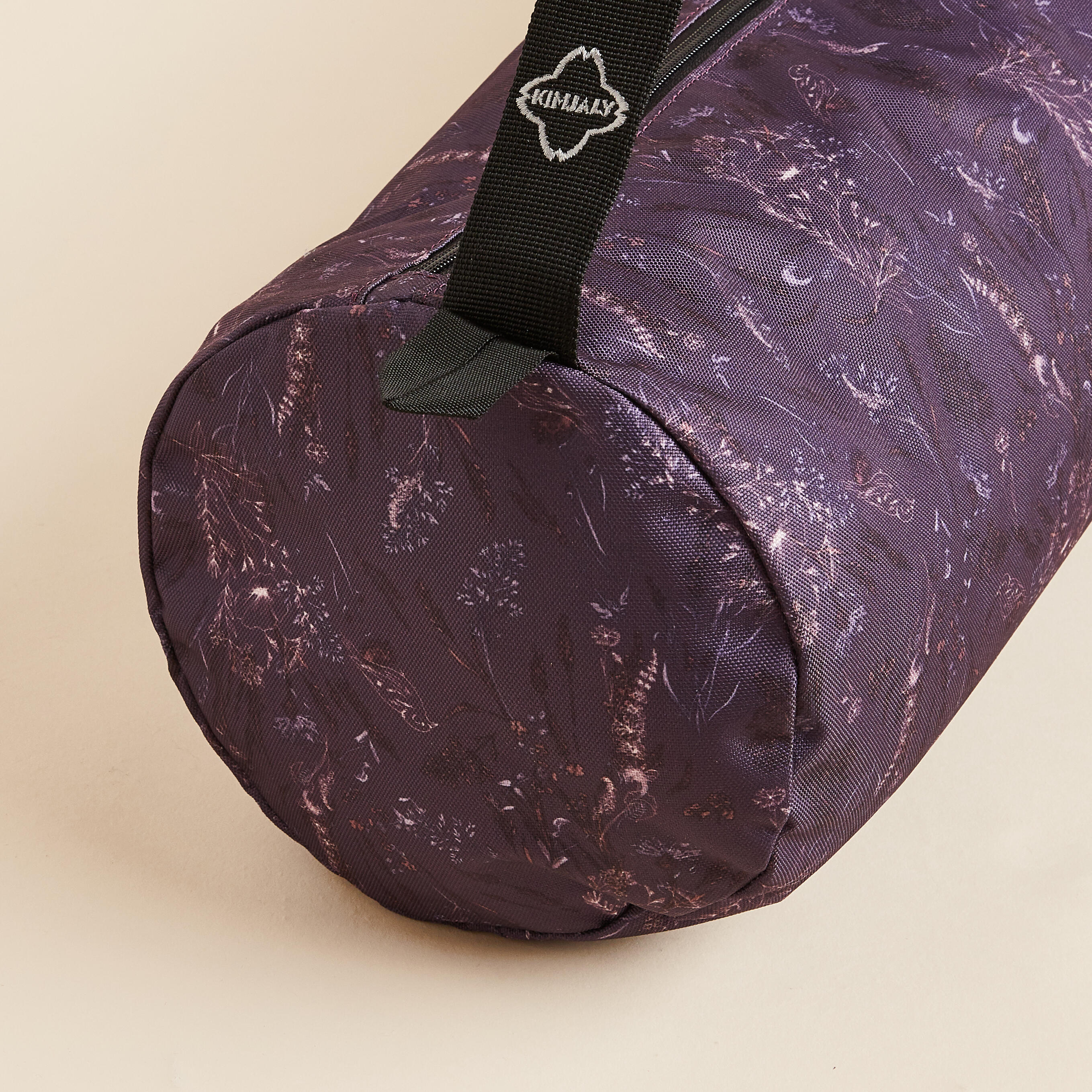 Handmade Yoga Mat Bag Hmong Embroidered in Purple, Floral Yoga Mat Bag From  Thailand, Yoga Mat Bag for Women BG316PURH 