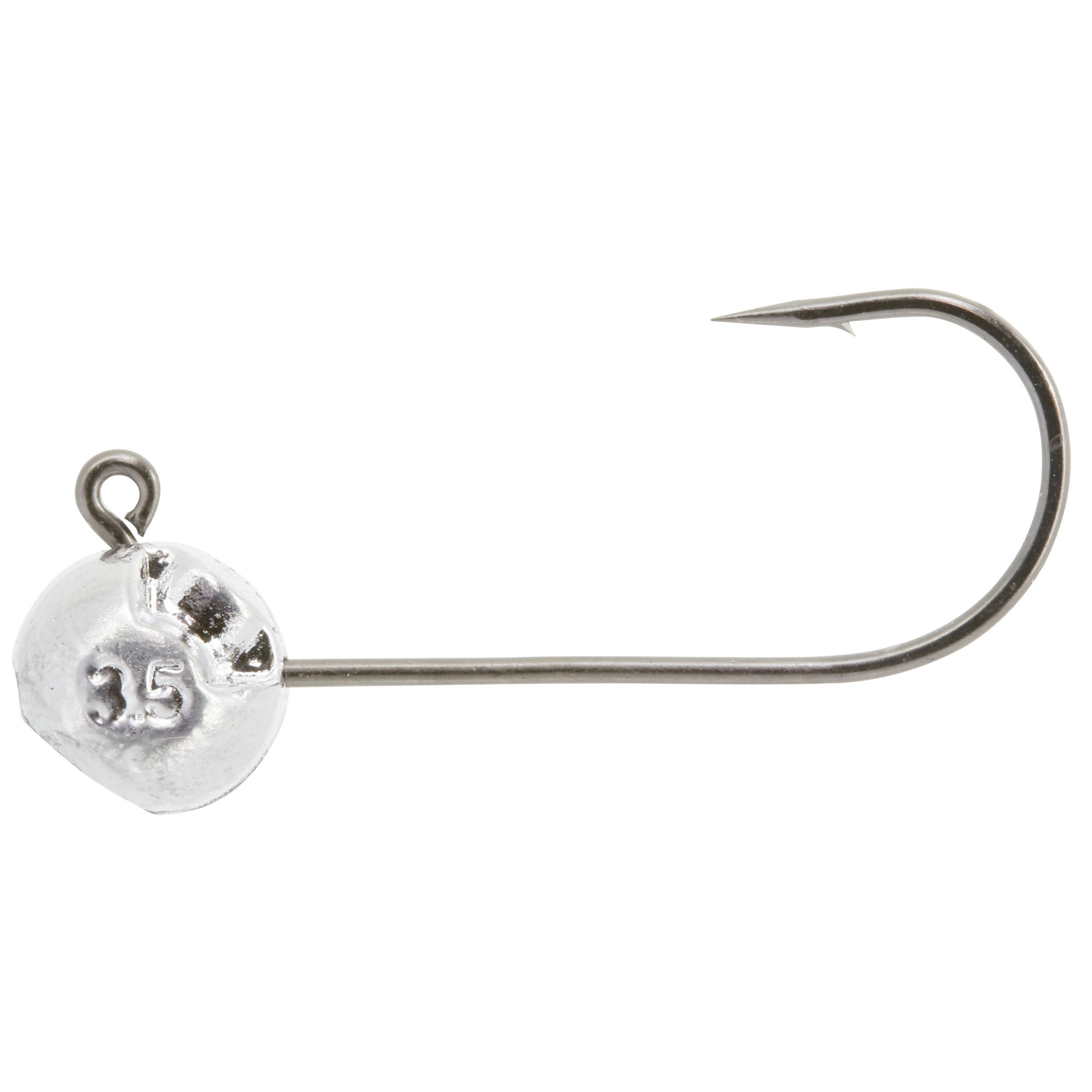 Round Jig Head for Fishing with Soft Lures x4 3.5 g - CAPERLAN