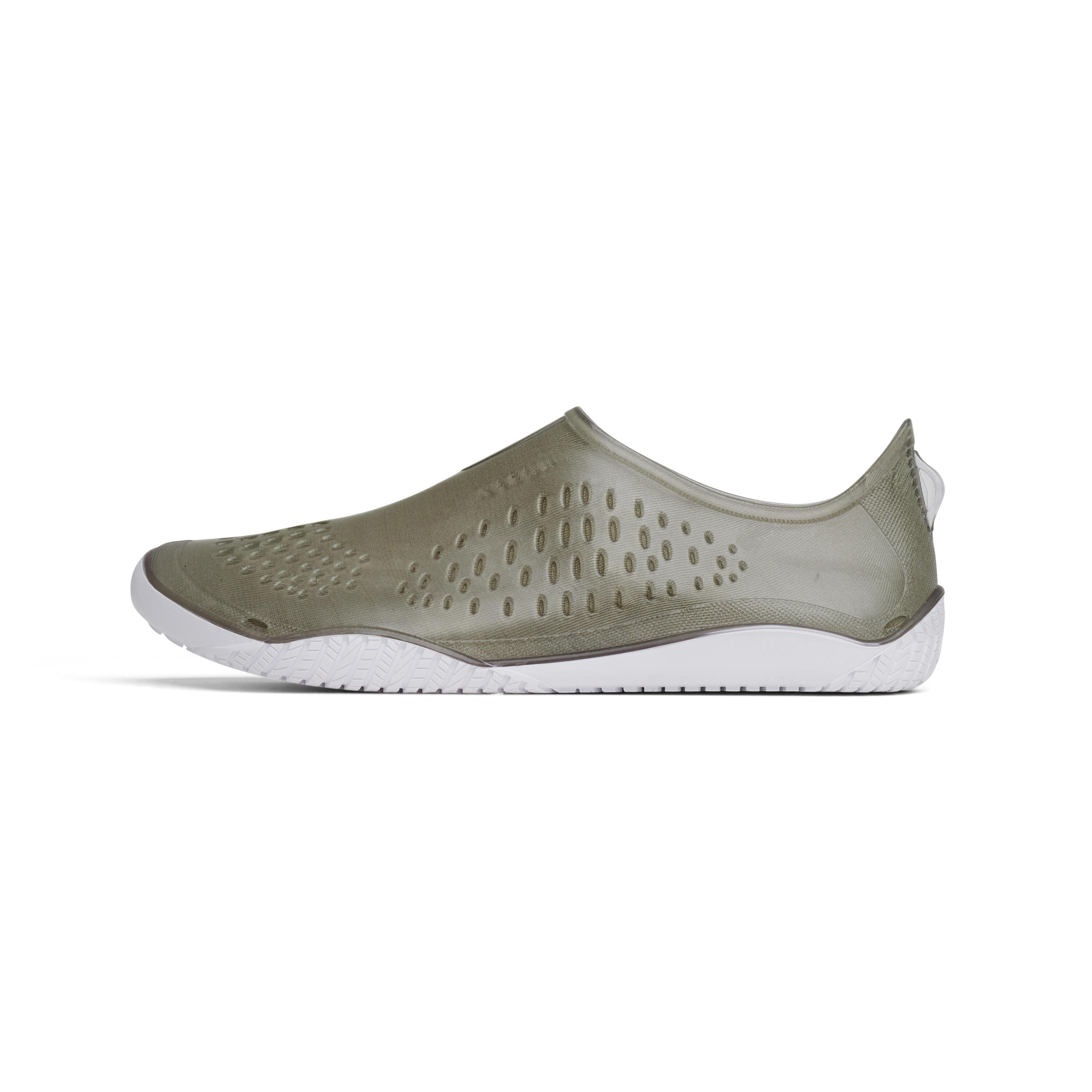 Waterschoenen voor aquabike of aquagym Fitshoe kaki 6/7