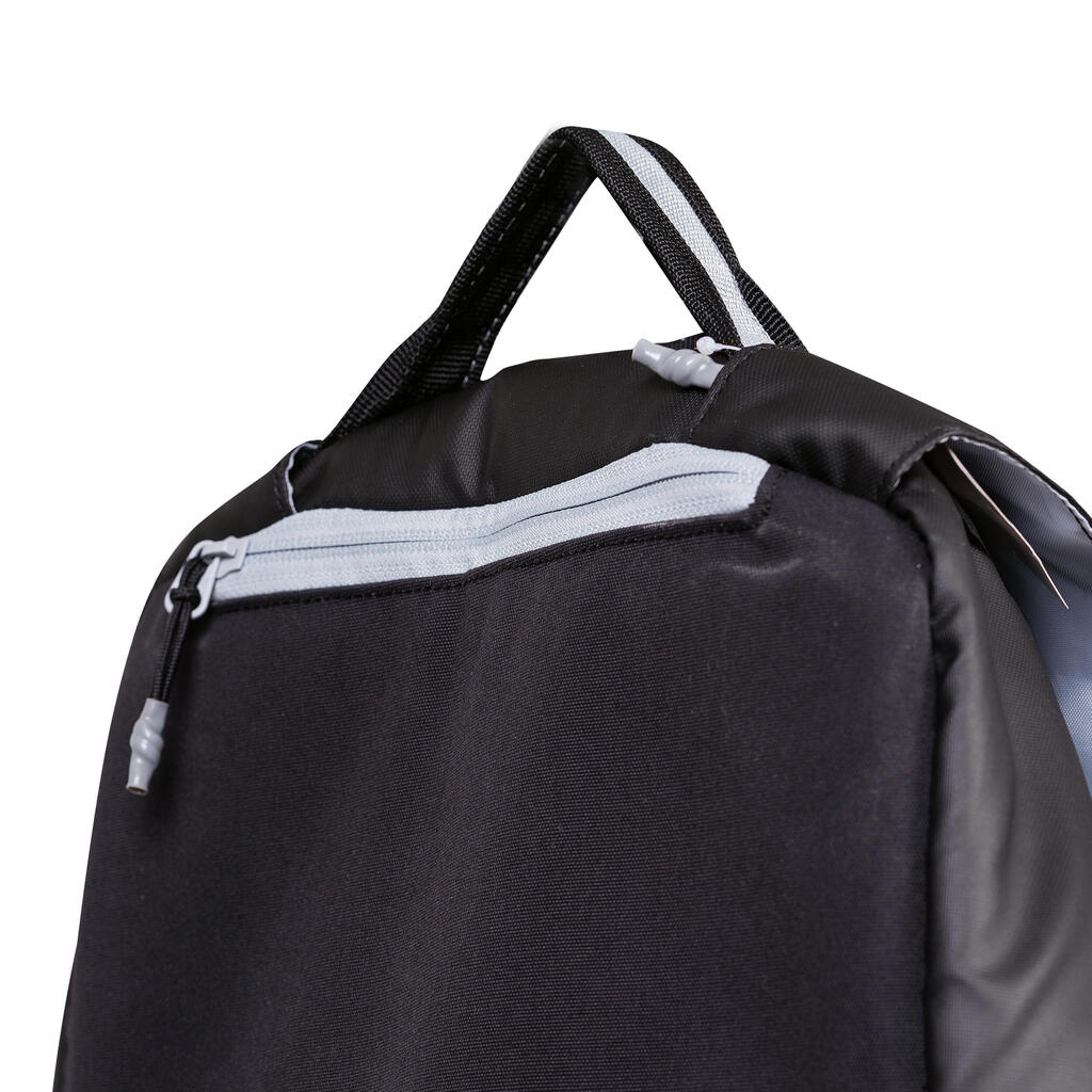 Vaikų / suaugusiųjų talpus žolės riedulio įrangos krepšys „FH560“, juodas
