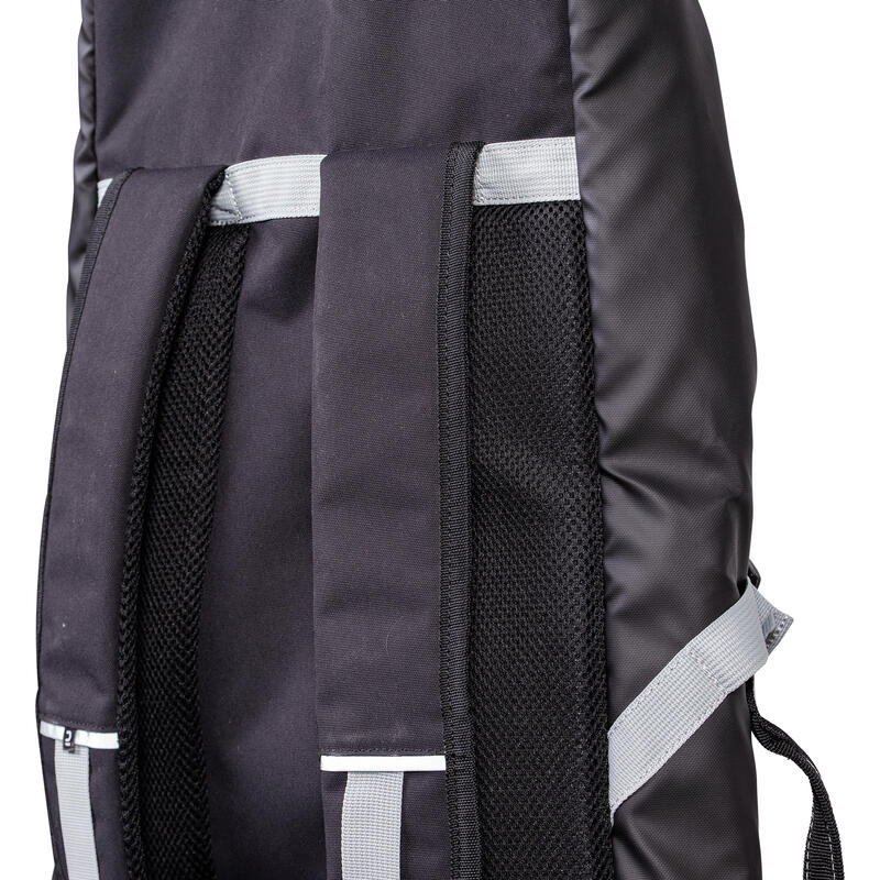 Schlägertasche Feldhockey FH560 großes Volumen Jugendl./Erwachsene schwarz