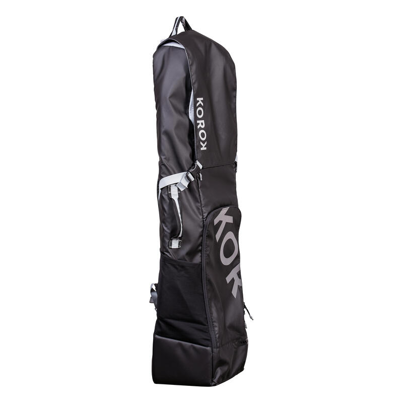Feldhockey-Schlägertasche Jugendliche/Erwachsene grosses Volumen - FH560 schwarz